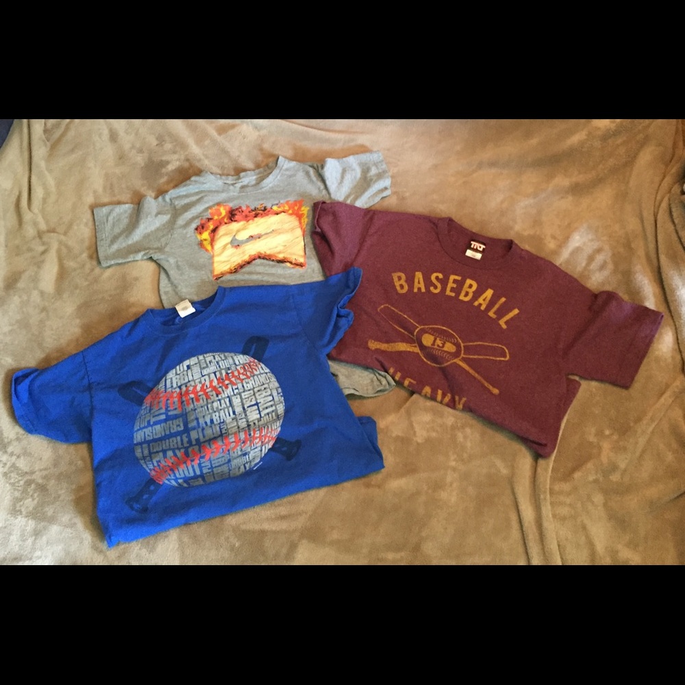 Boys baseball t-shirts lots